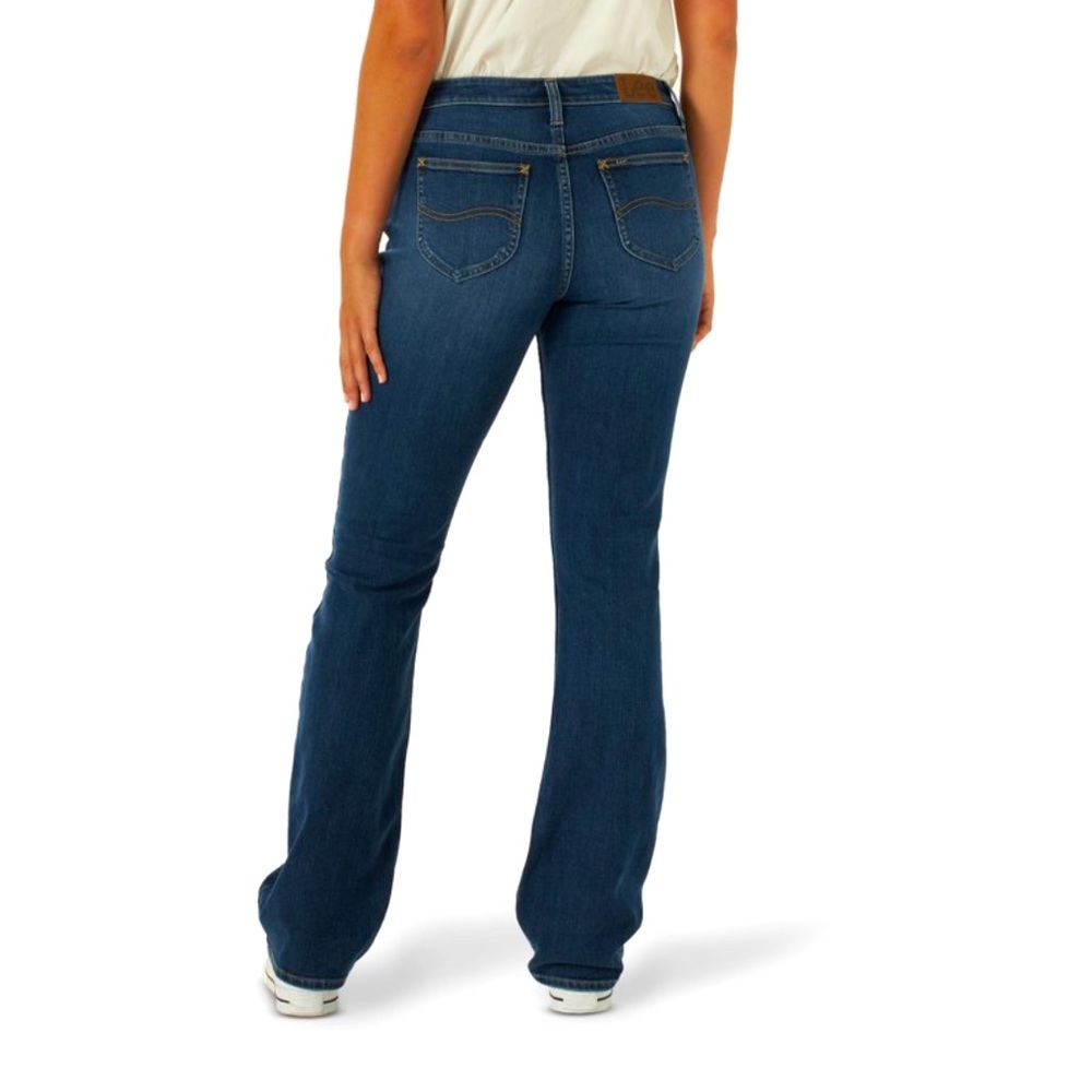Lee Women's 5 Pocket Midrise Bootcut Jean Size 14 Medium NEW!! - Picture 2 of 4